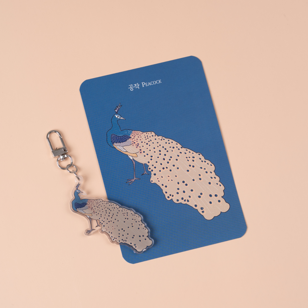 Korean Traditional Animal Acrylic Keyring