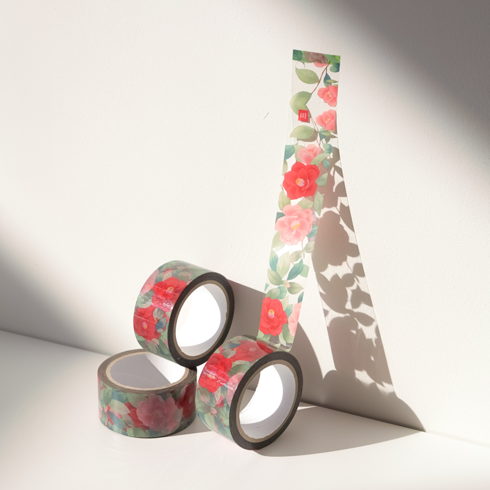 Korean Camellia Box Tape