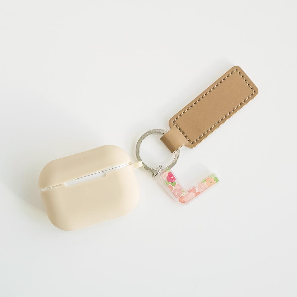 Hangeul Initial Leather Keyring