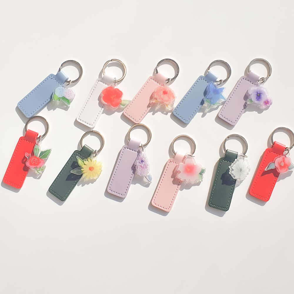 Korean Flower Keyring