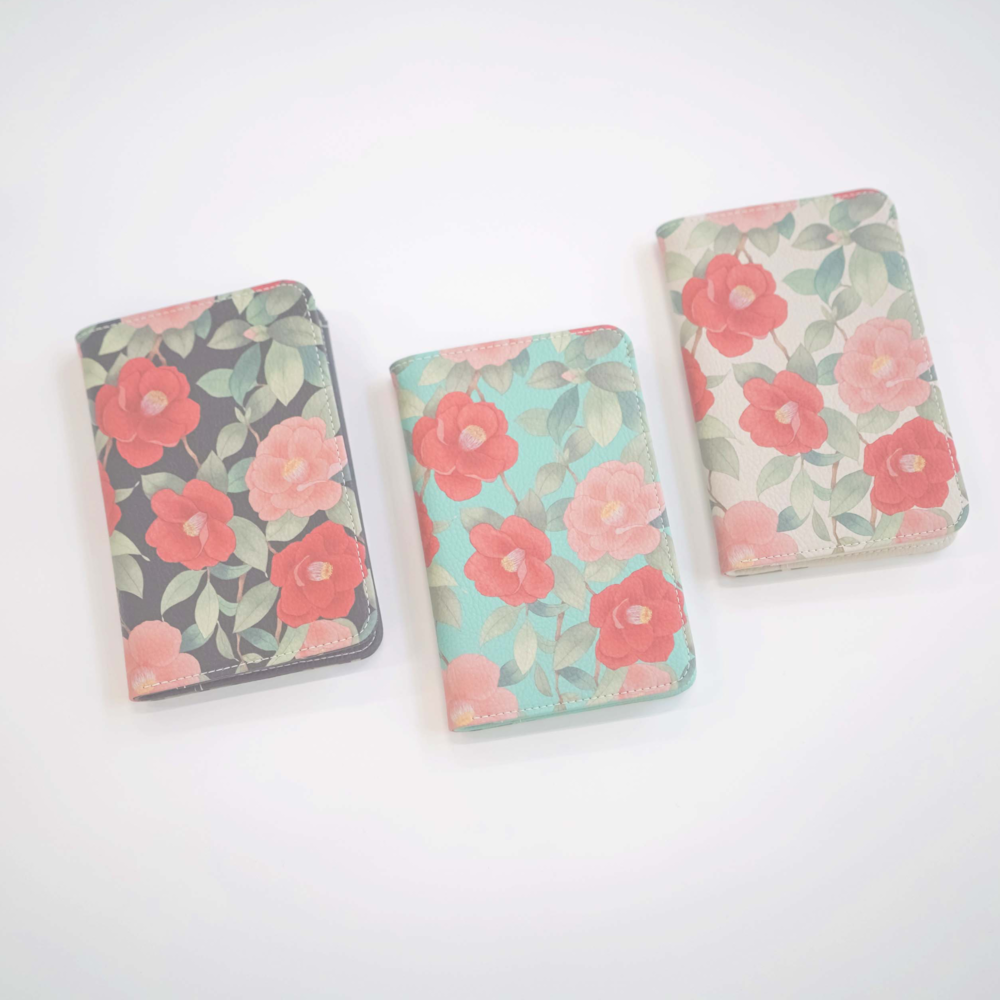 Korean Camellia Passport Case