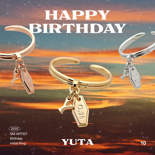 NCT YUTA Artist Birthday Initial Ring