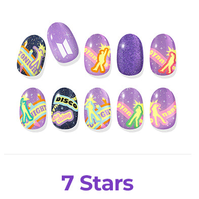 BTS X Gelato Factory Jellymix Nail : Disco Edition 7 Stars