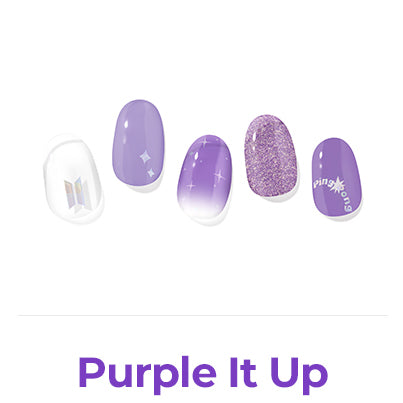 BTS X Gelato Factory Jellymix Nail : Disco Edition Purple It Up