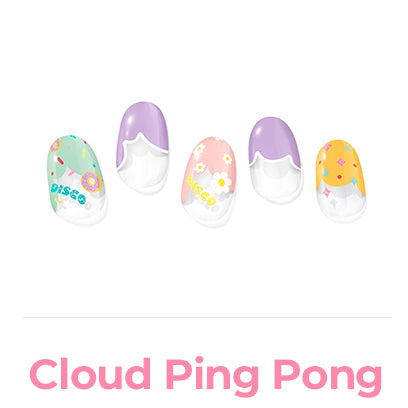 BTS X Gelato Factory Jellymix Nail : Retro Edition Cloud Ping Pong