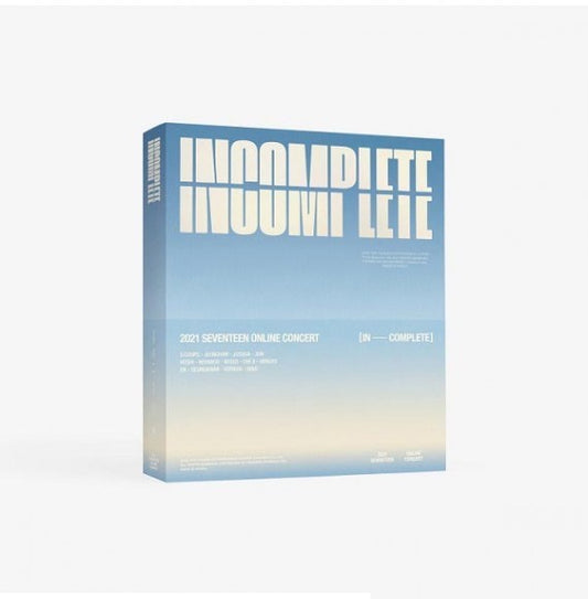 SEVENTEEN 2021 Online Concert : IN-COMPLETE DVD